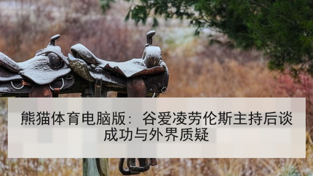 熊猫体育电脑版: 谷爱凌劳伦斯主持后谈成功与外界质疑